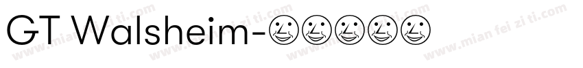 GT Walsheim字体转换